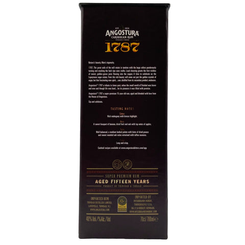 Rhum Angostura 1787 - 15 ans