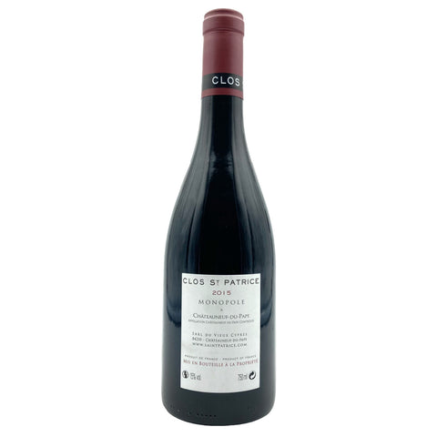 Clos St Patrice Monopole Châteauneuf-du-Pape 2015