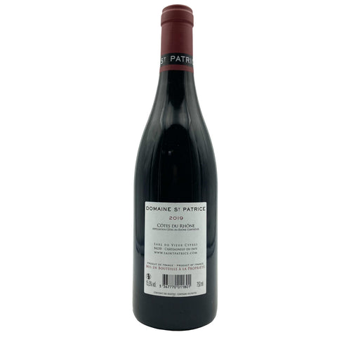 Côtes-du-Rhône Rouge Vieilles Vignes 2019 Domaine St Patrice